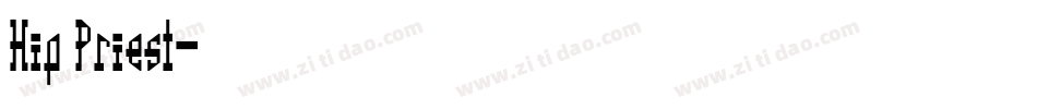 Hip Priest字体转换